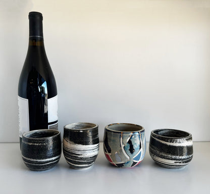 Swirled Wine Tumblers | Katie Brown