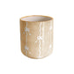 Bow Stripe Vase with 22K Gold Accent | Wholesale
