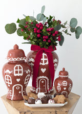 Gingerbread House Ginger Jars