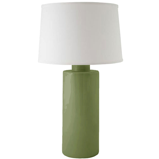 Moss Green Solid Column Lamp