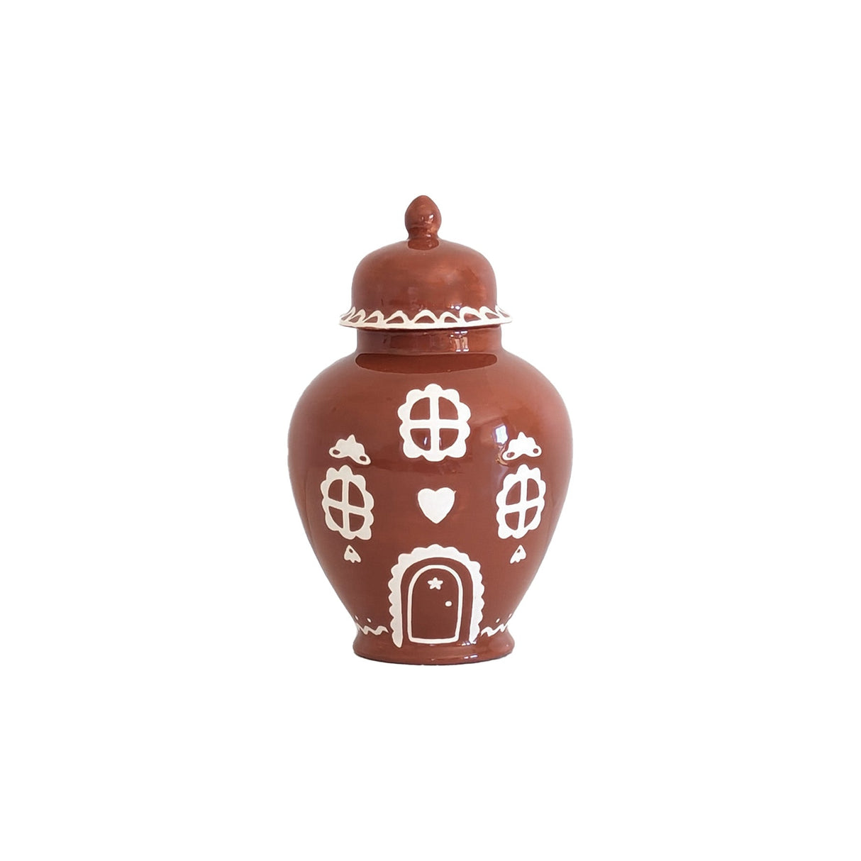 Gingerbread House Ginger Jars