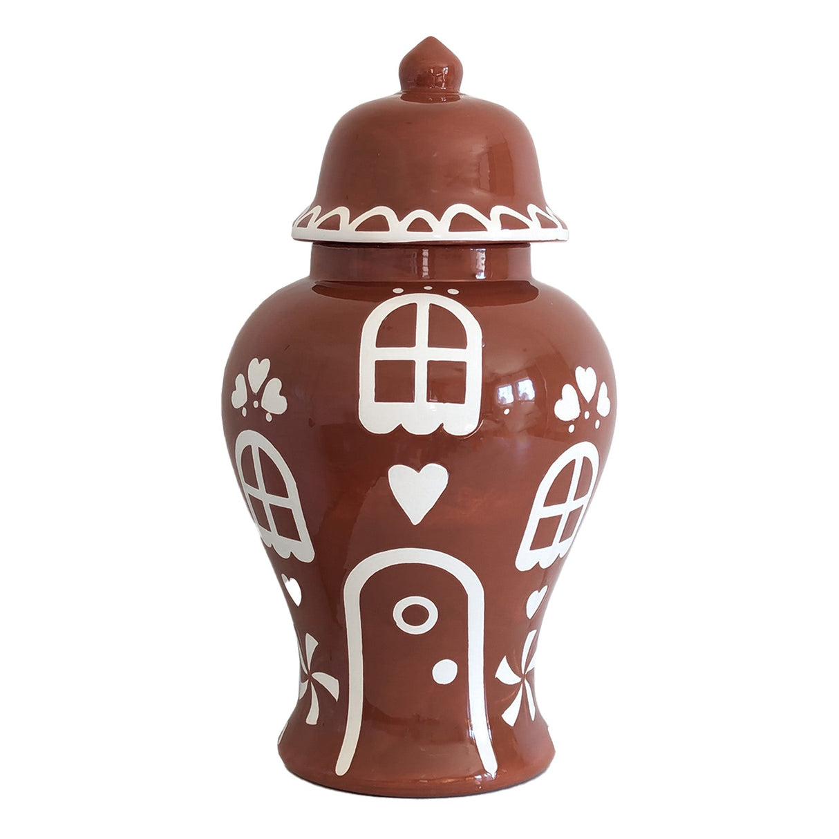 Gingerbread House Ginger Jars