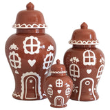 Gingerbread House Ginger Jars