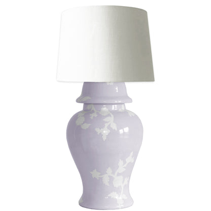 Chinoiserie Dreams Ginger Jar Lamp in Light Lavender | Wholesale