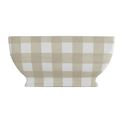 Gingham Planter