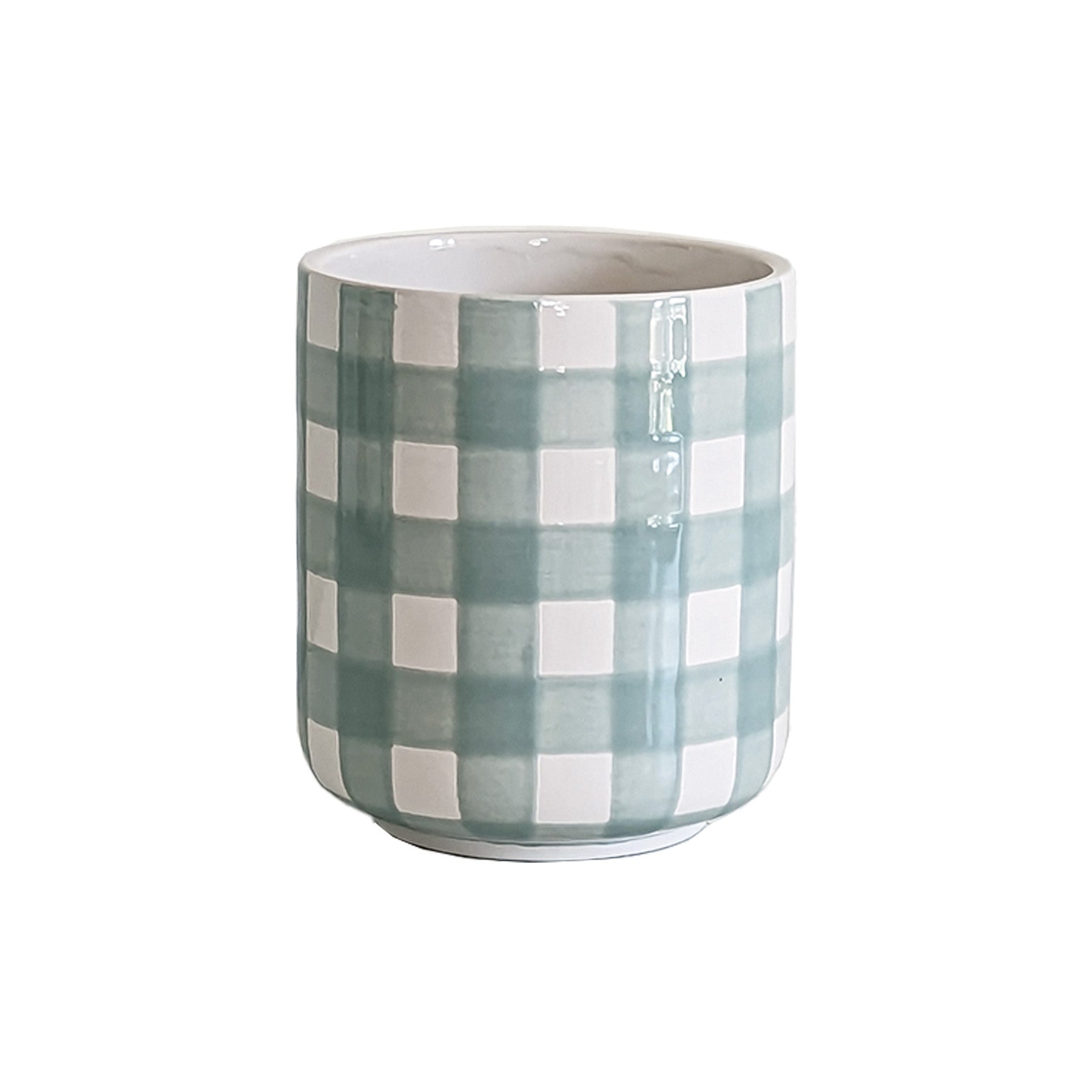 Mark And Graham deals Gingham Ceramic Vase