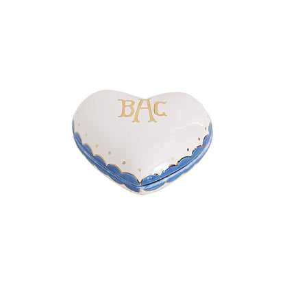 Monogrammed Heart Box