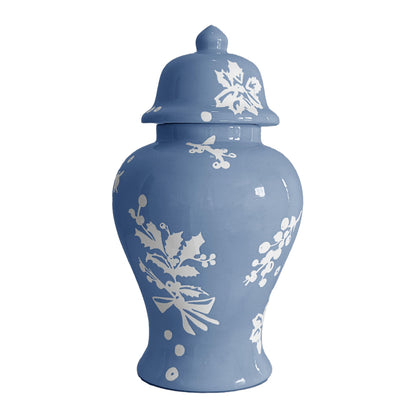 Deck the Halls Ginger Jars in French Blue | Wholesale