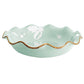 Deck the Halls Scalloped Bowls with 22K Gold Accent | Wholesale