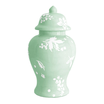 Deck the Halls Ginger Jars in Sea Glass | Wholesale