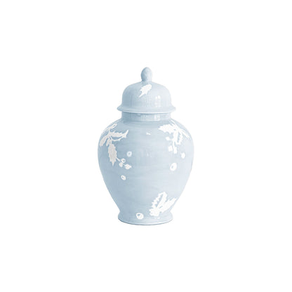 Deck the Halls Ginger Jars in Hydrangea Light Blue | Wholesale