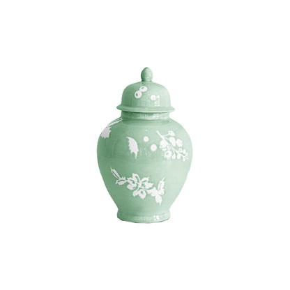 Deck the Halls Ginger Jars in Sea Glass | Wholesale