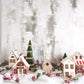 Ivory Christmas Village 3-Piece Set with 22K Gold Accents