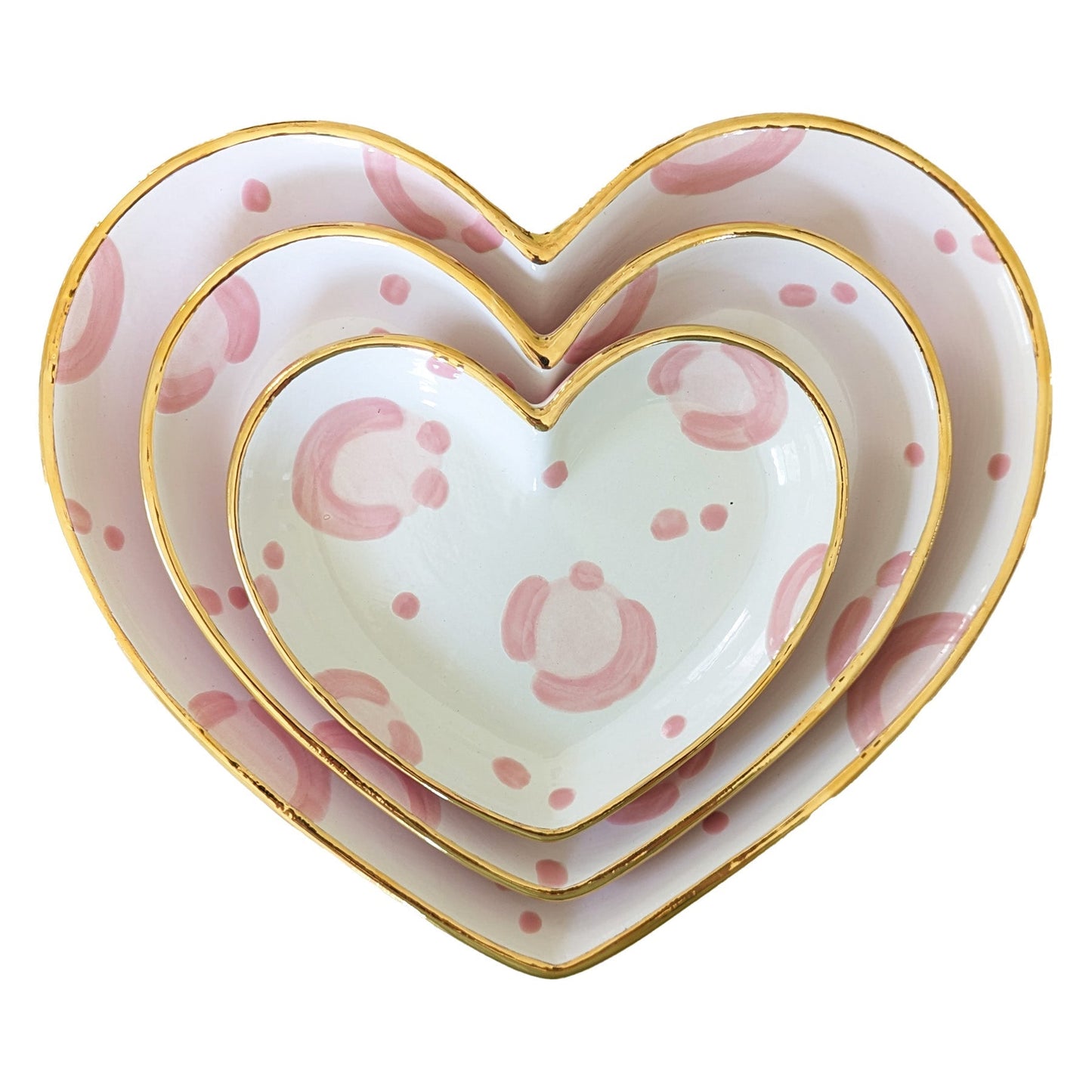 Leopard Print Heart Dishes | Wholesale