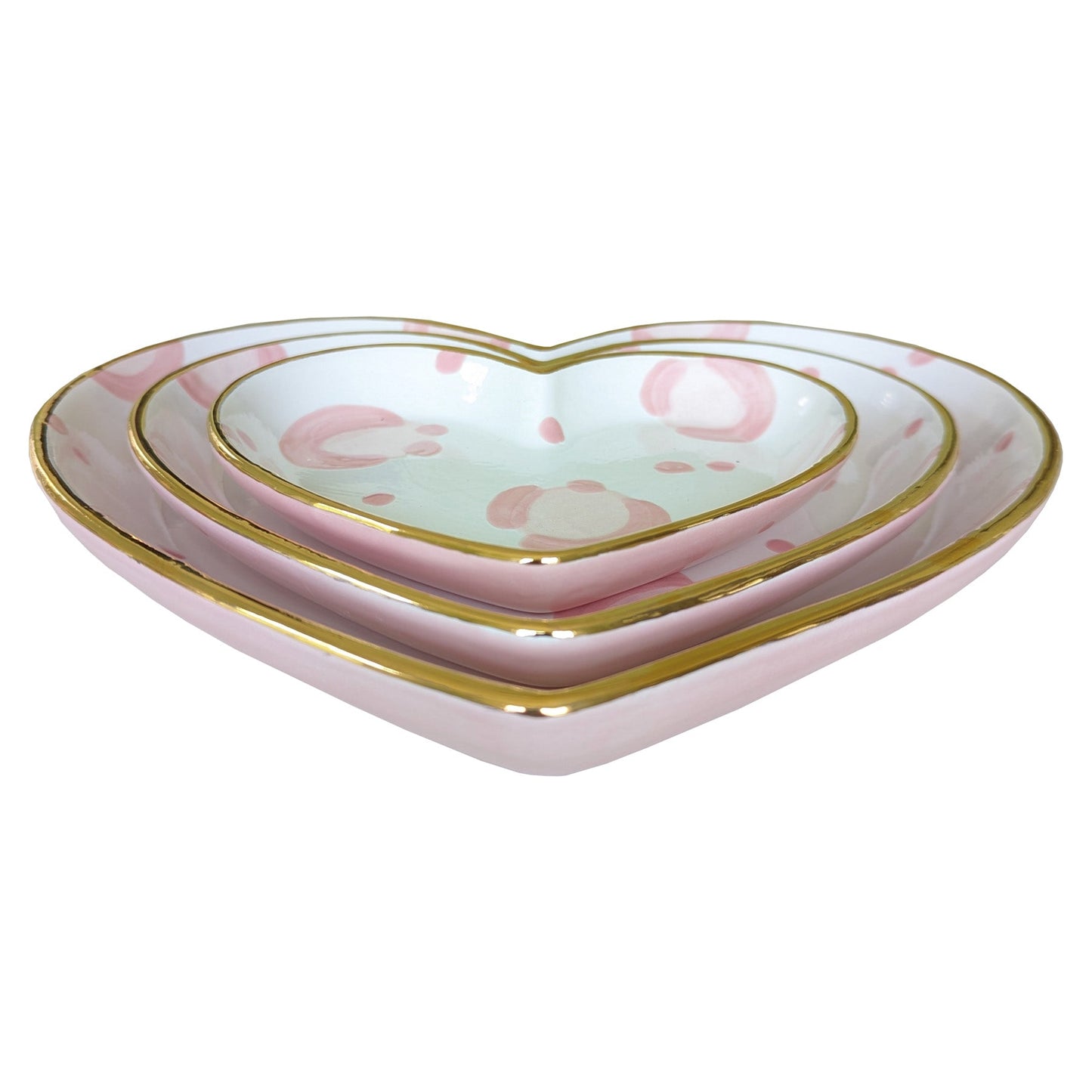 Leopard Print Heart Dishes | Wholesale