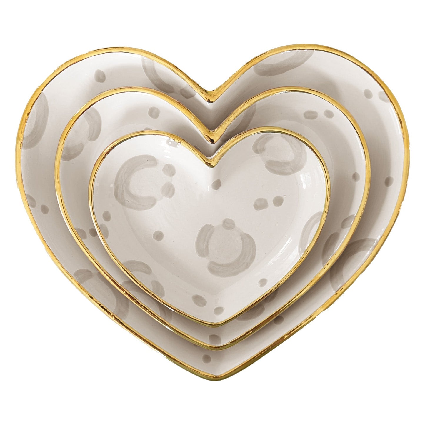 Leopard Print Heart Dishes | Wholesale