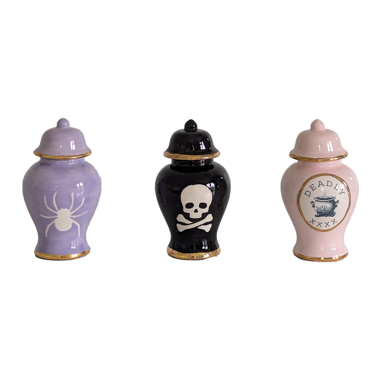 Mini Ginger Jars- Halloween Day Edition