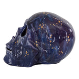Mystical Skull in Twilight Tones with 22K Gold Accents
