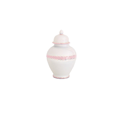 Scallop Ginger Jars in Light Pink | Wholesale