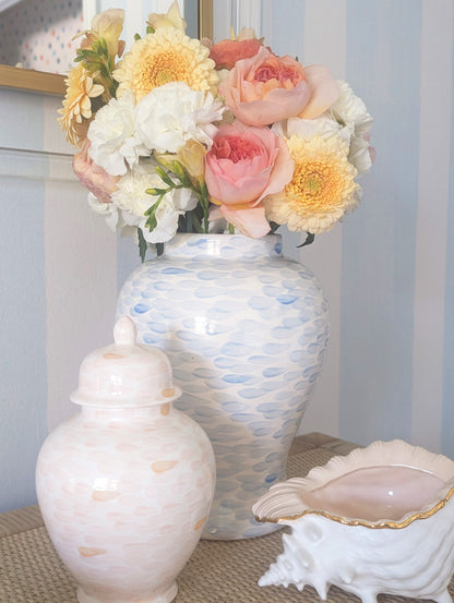 Watermark Ginger Jars in Blush