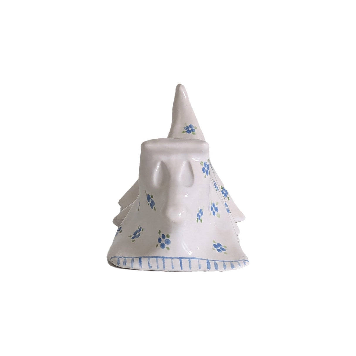 Vintage Floral Bedsheet Ghost- Dog