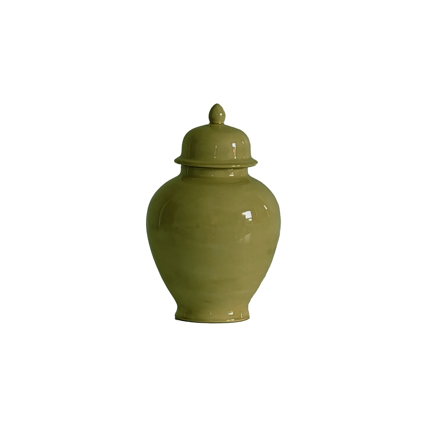 Moss Green Ginger Jars