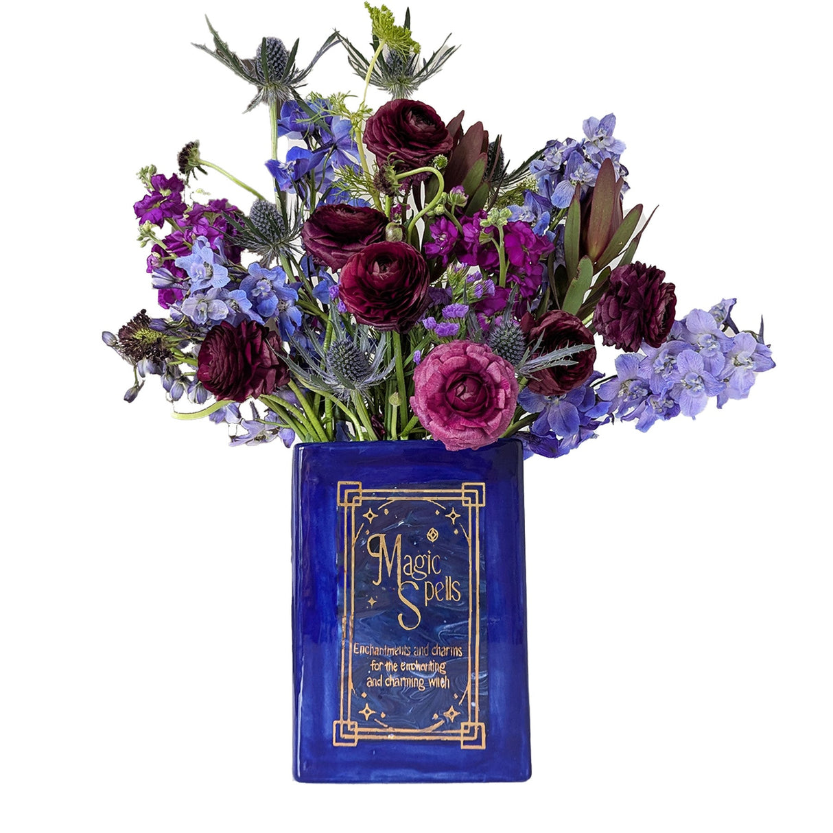 Spell Book Vase in Twilight Tones