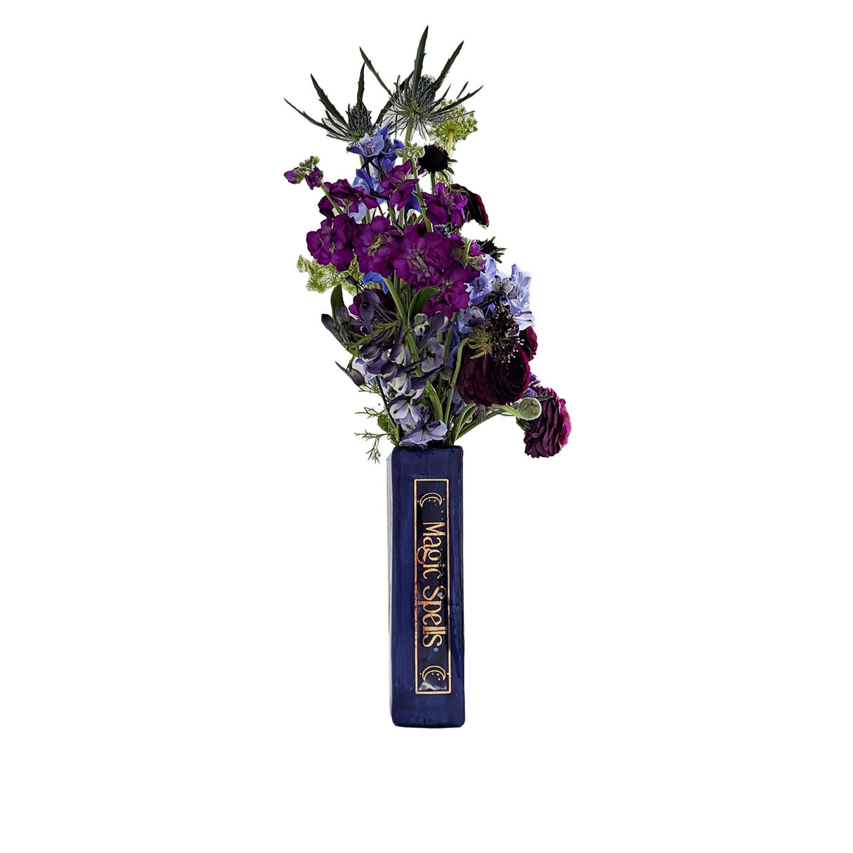 Spell Book Vase in Twilight Tones