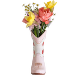 Cowgirl Boot Vase- Fresh Strawberries