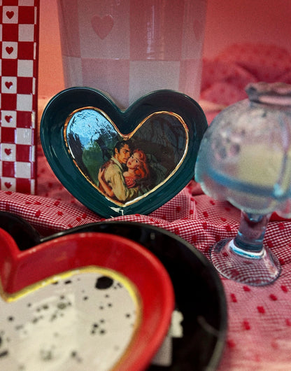 Set of Heart Dishes