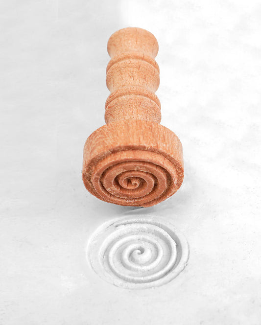 Swirl Clay Stamp