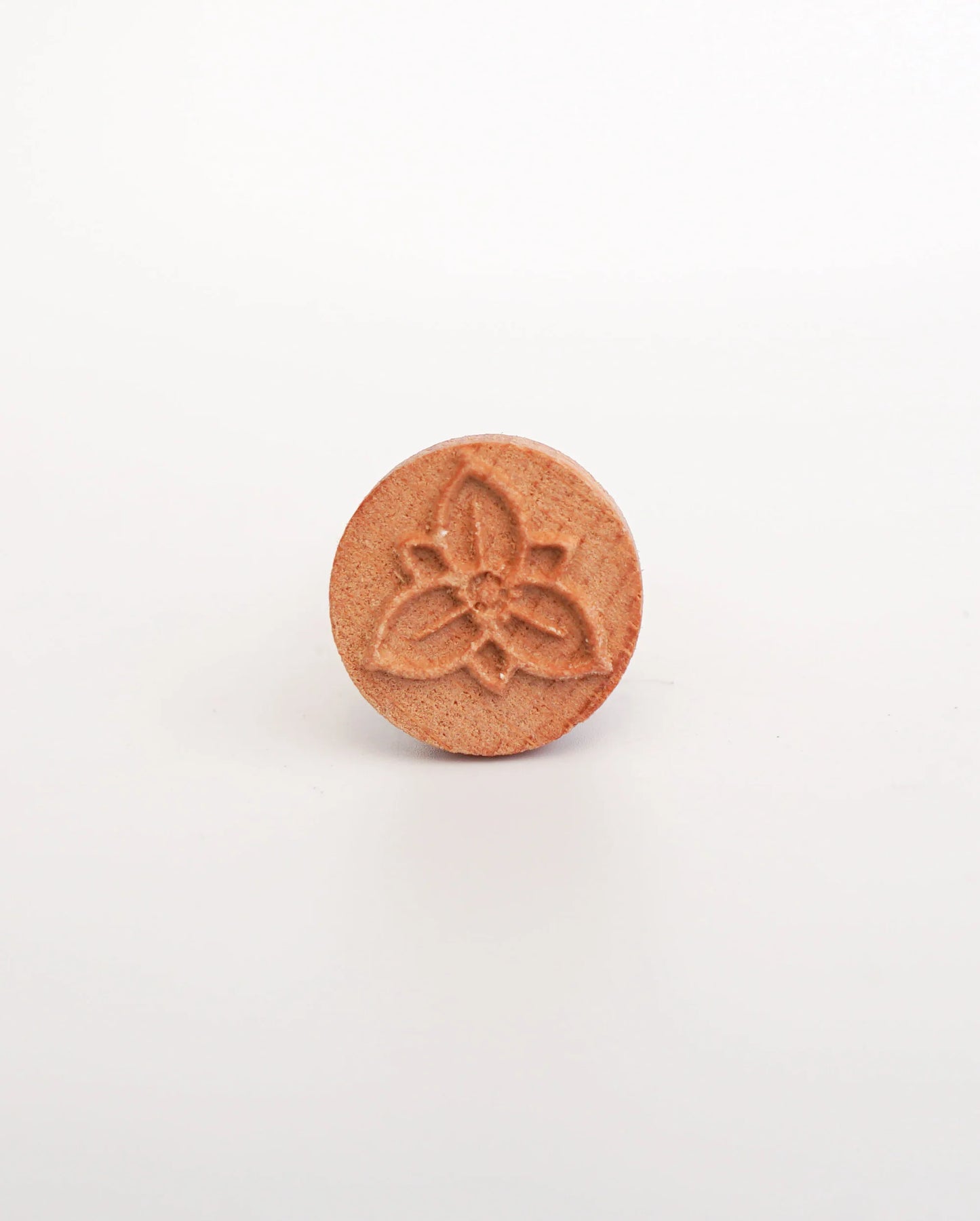 Trillium Flower Clay Stamp