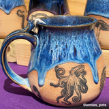 Octopus Underglaze Transfer
