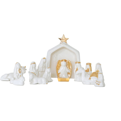 Fourteen Piece Nativity Set Color Sample Tile