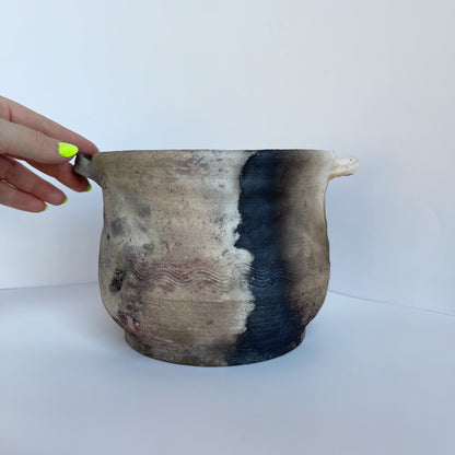 Pit Fired Soup Pot | Panther Pots by Joseph Clayton