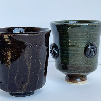 Black Yunomi | Panther Pots by Ayden Krzmarzick