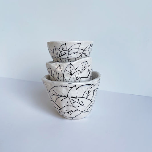 Small Floral Bowls | Jessica Walker