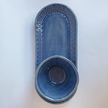 Blue Dip Tray and Bowl | Trisha Boatright