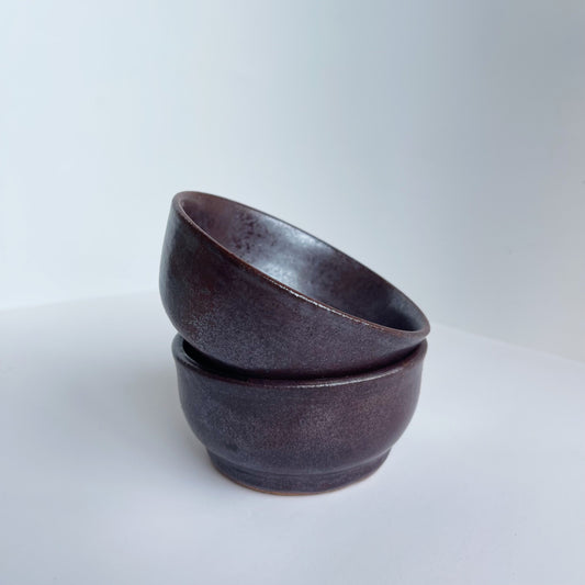 Small Stoneware Bowl in Plum | Jessica Walker