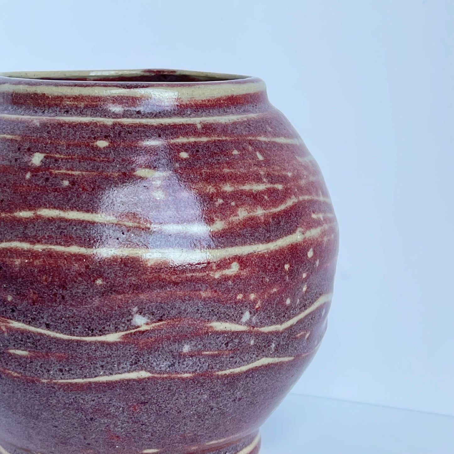 Oxblood Moonjar | Panther Pots Ayden Krzmarzick