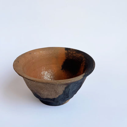 Brown Mica Pitfired Bowl | Panther Pots by Ayden Krzmarzick