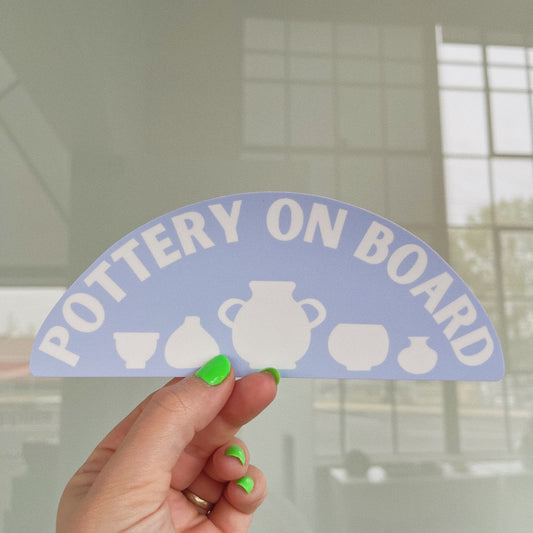 Pottery on Board Sticker | Bri Bartel