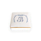 Lo Home x Chapple Chandler Keepsake Box with Bow, Monogram and 22K Gold Accent
