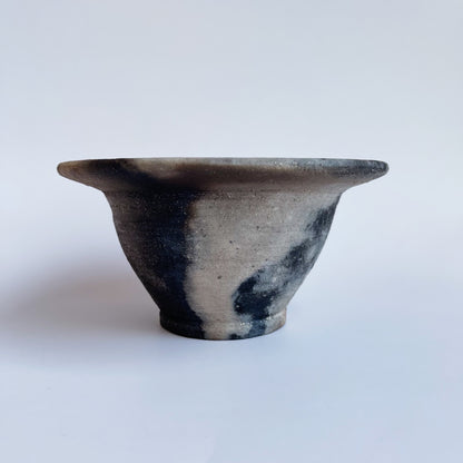 White Mica Pitfired Bowl | Panther Ayden Krzmarzick