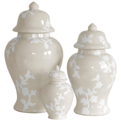 Chinoiserie Dreams Ginger Jars in Beige | Wholesale