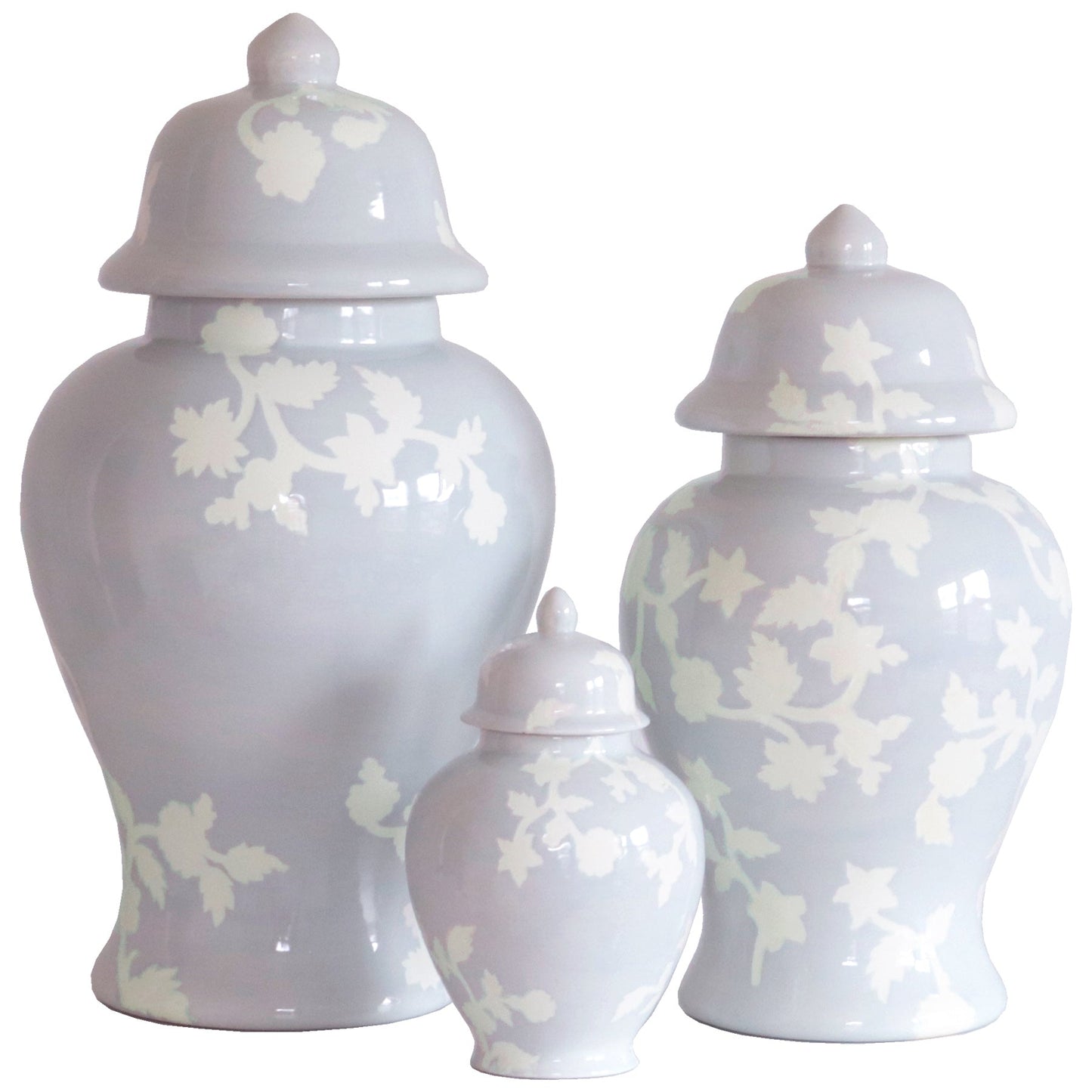 Chinoiserie Dreams Ginger Jars in Light Lavender | Wholesale