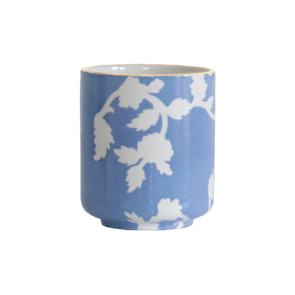 Chinoiserie Dreams Vase with 22K Gold Accent