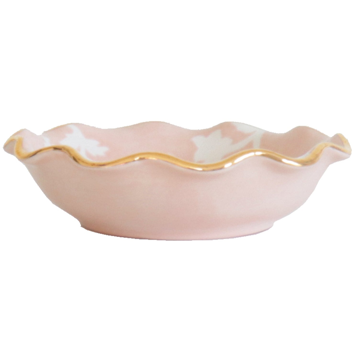 Chinoiserie Dreams Scalloped Bowls with 22K Gold Accent | Wholesale