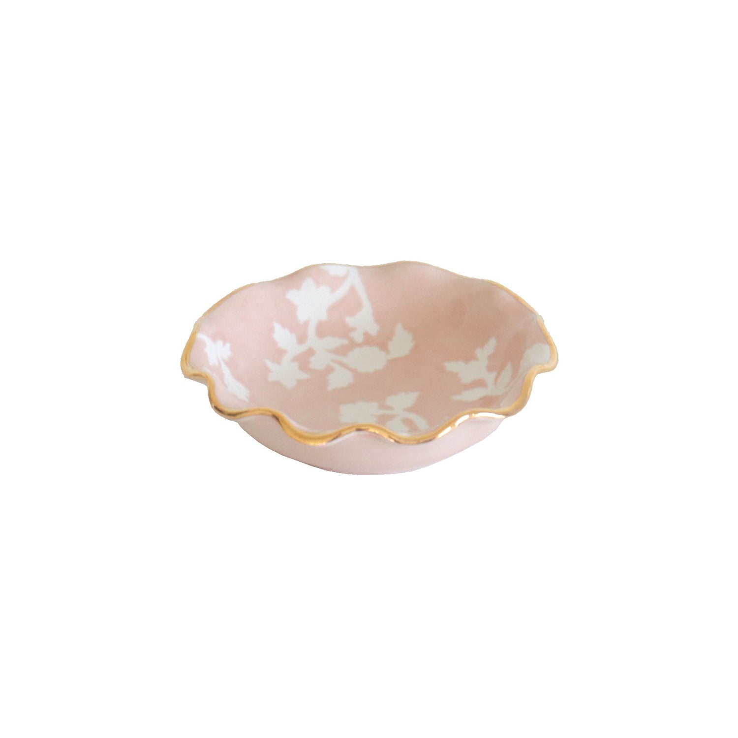 Chinoiserie Dreams Scalloped Bowls with 22K Gold Accent | Wholesale