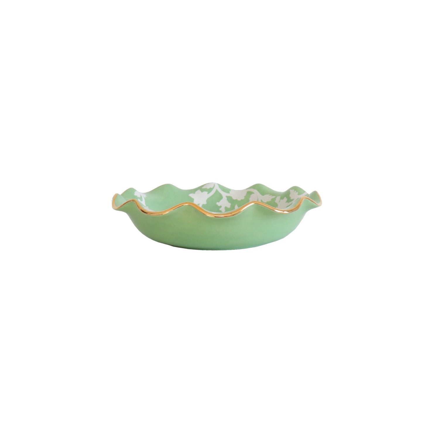 Chinoiserie Dreams Scalloped Bowls with 22K Gold Accent | Wholesale